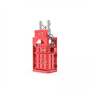 Vertical hydraulic baler